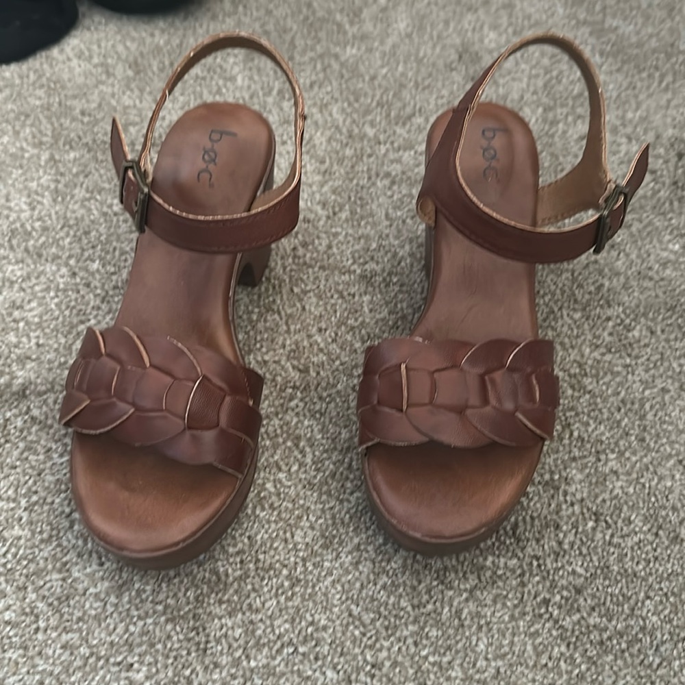B.O.C tan sandals